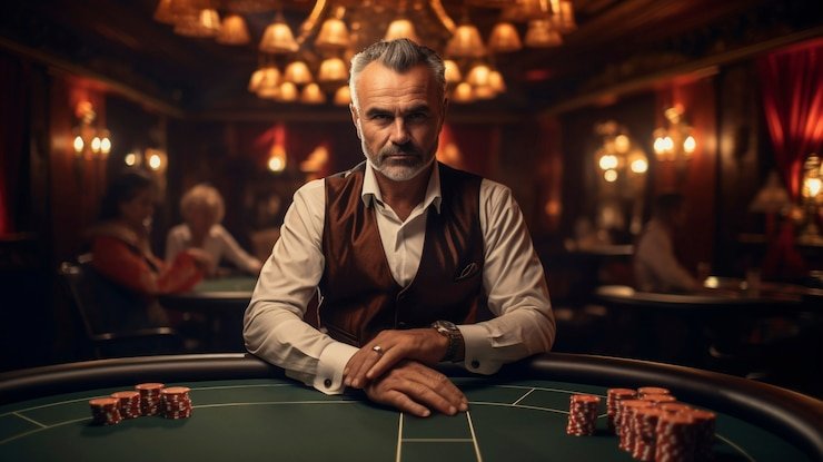 Tampilan permainan live casino dengan dealer langsung di smartphone dan komputer